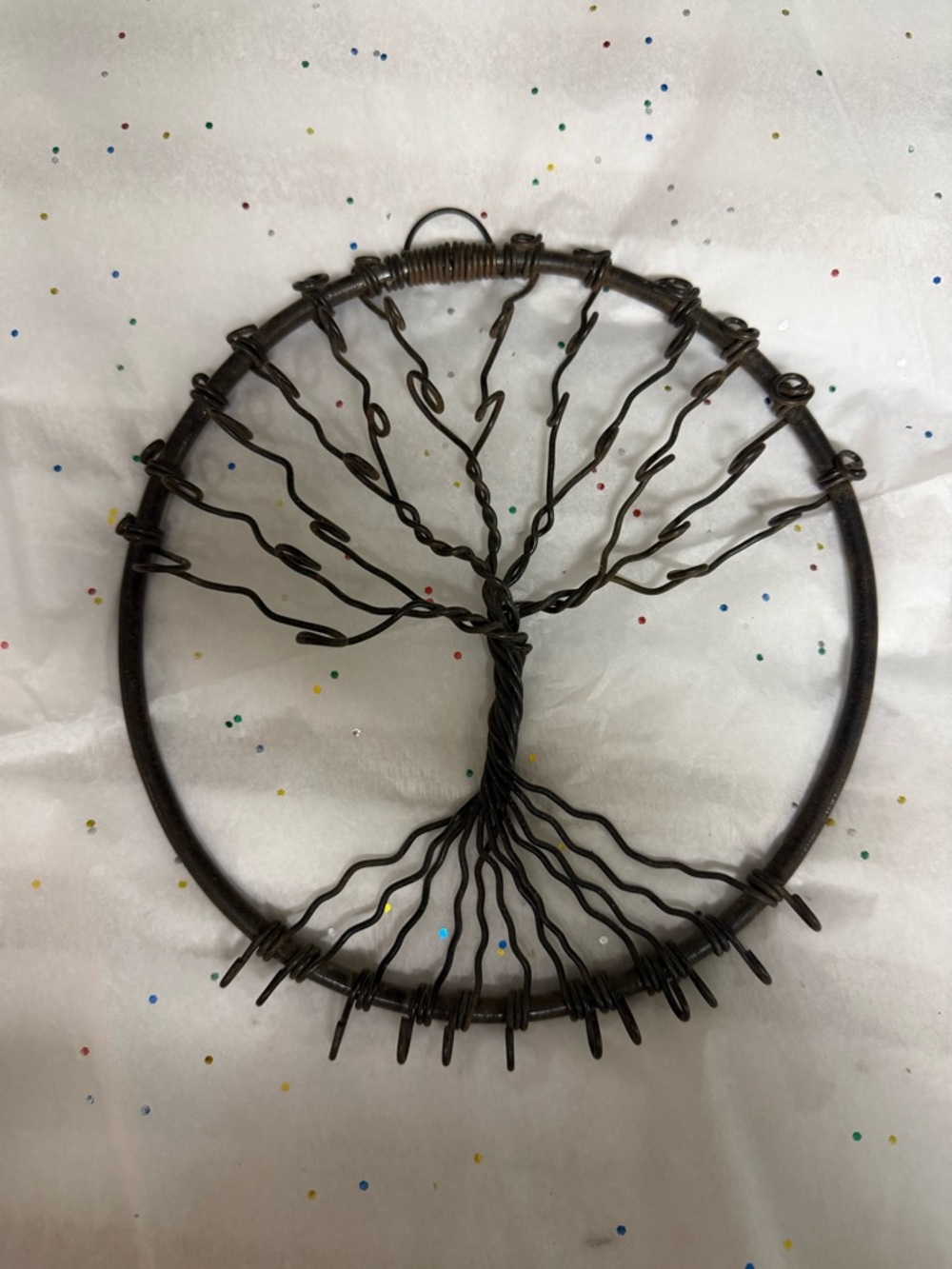 🫐2for$20🫐A15Wire Tree of Life Wall Hanging - jewelry /key holder